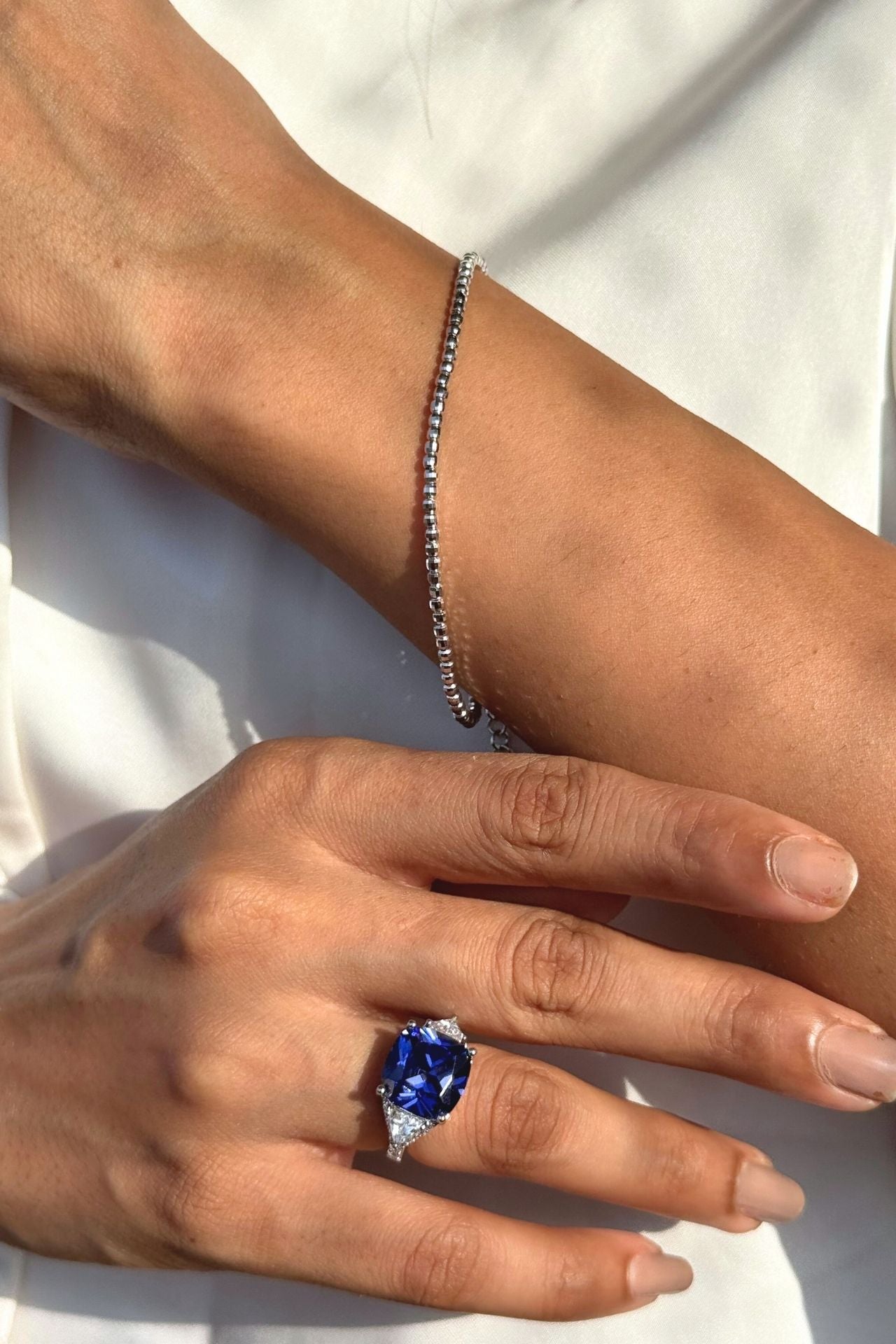 Tanzanite Solitaire Ring