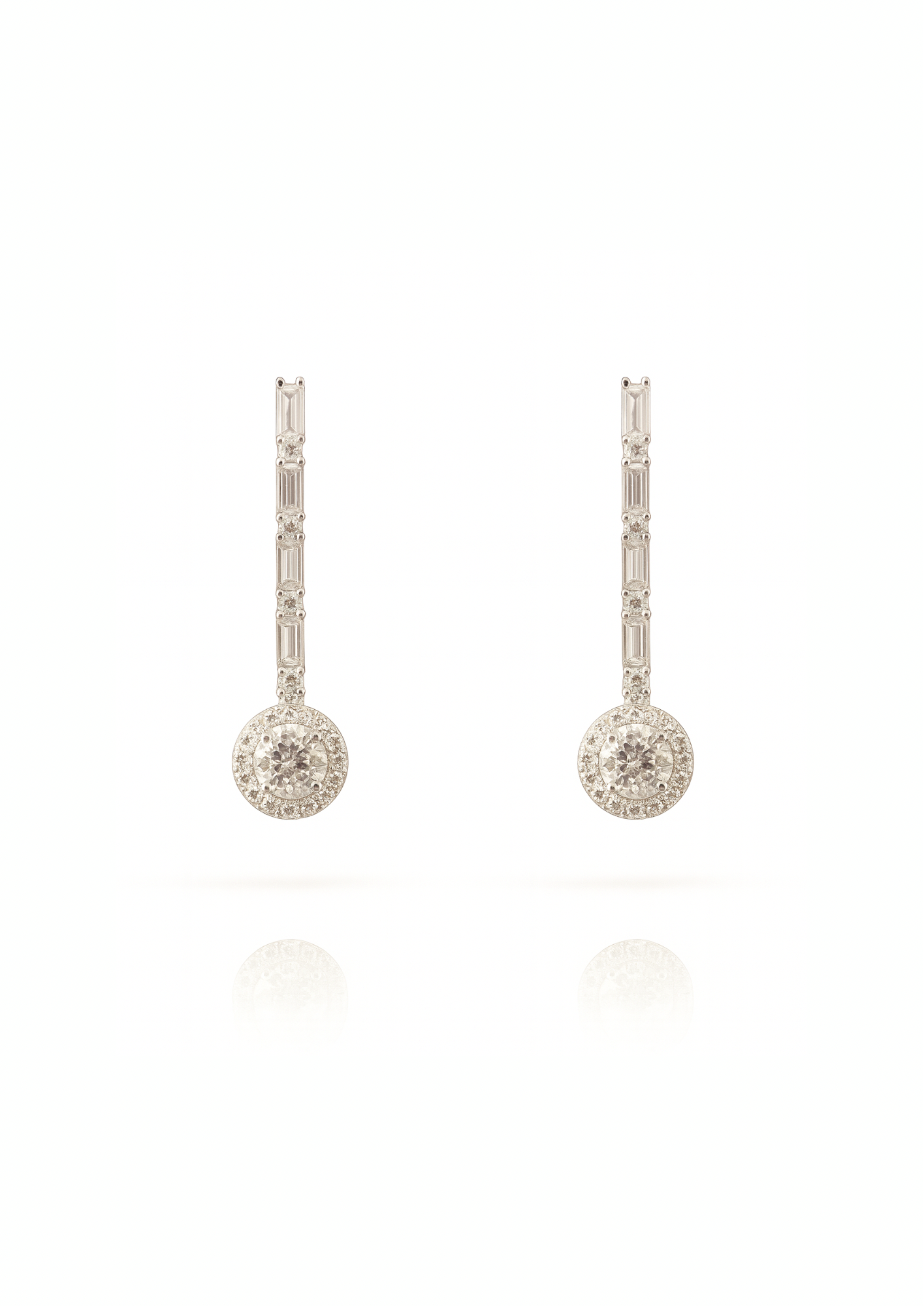 Long solitaire Earrings