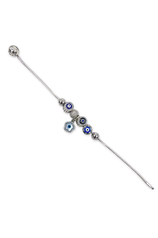 Pandora Style Evil-Eye Bracelet
