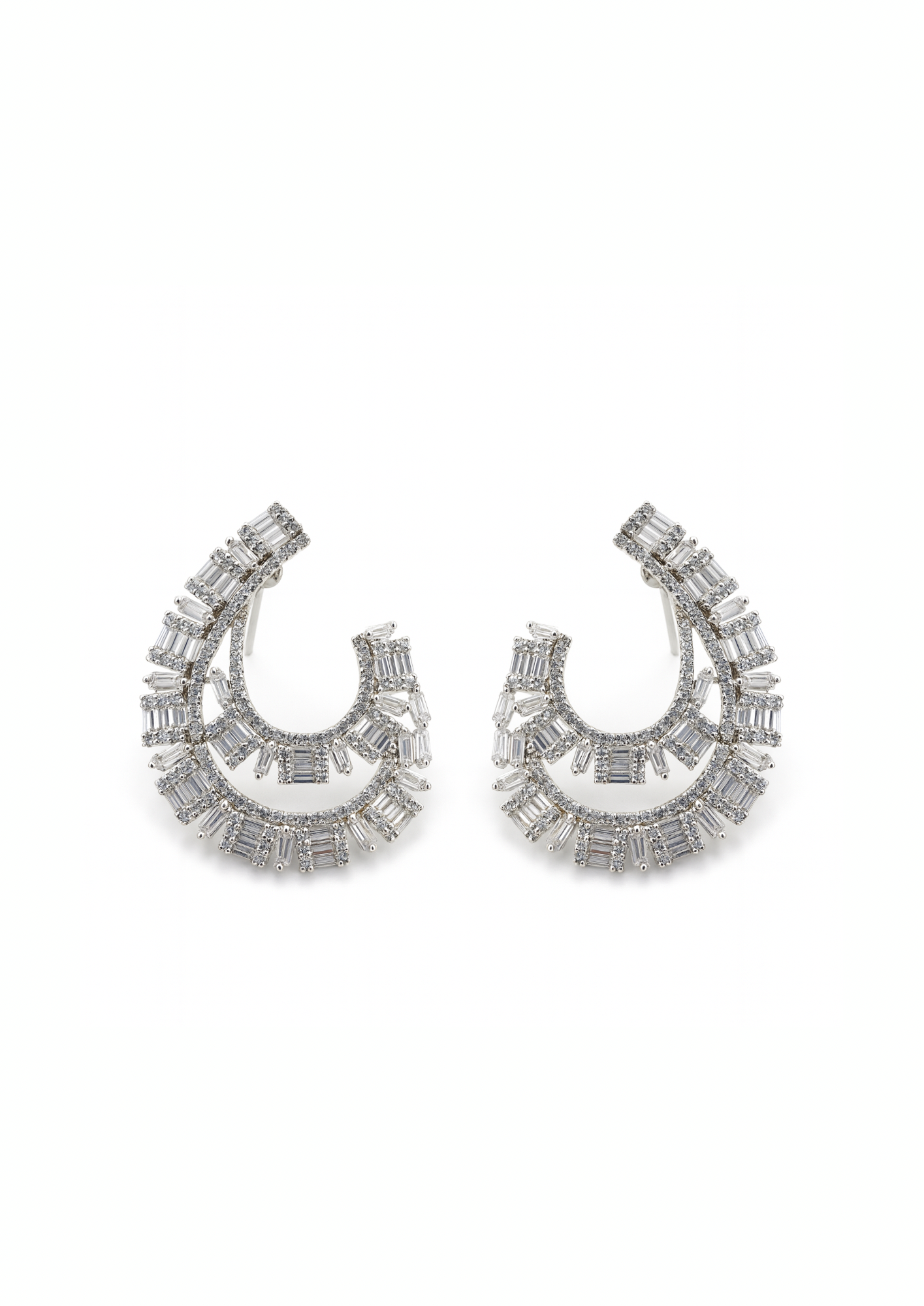 Unique Baguette earrings