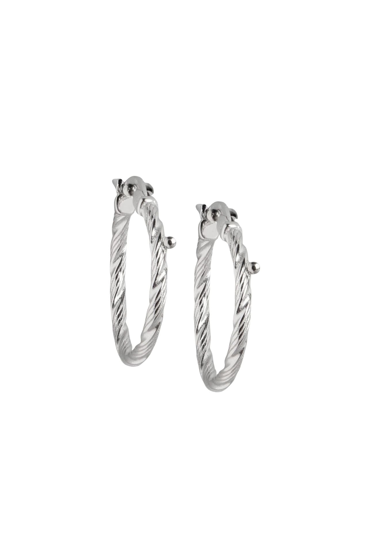 Classic Silver hoops