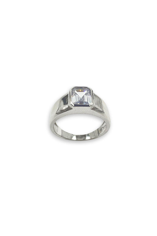 Mens Classic Silver Ring