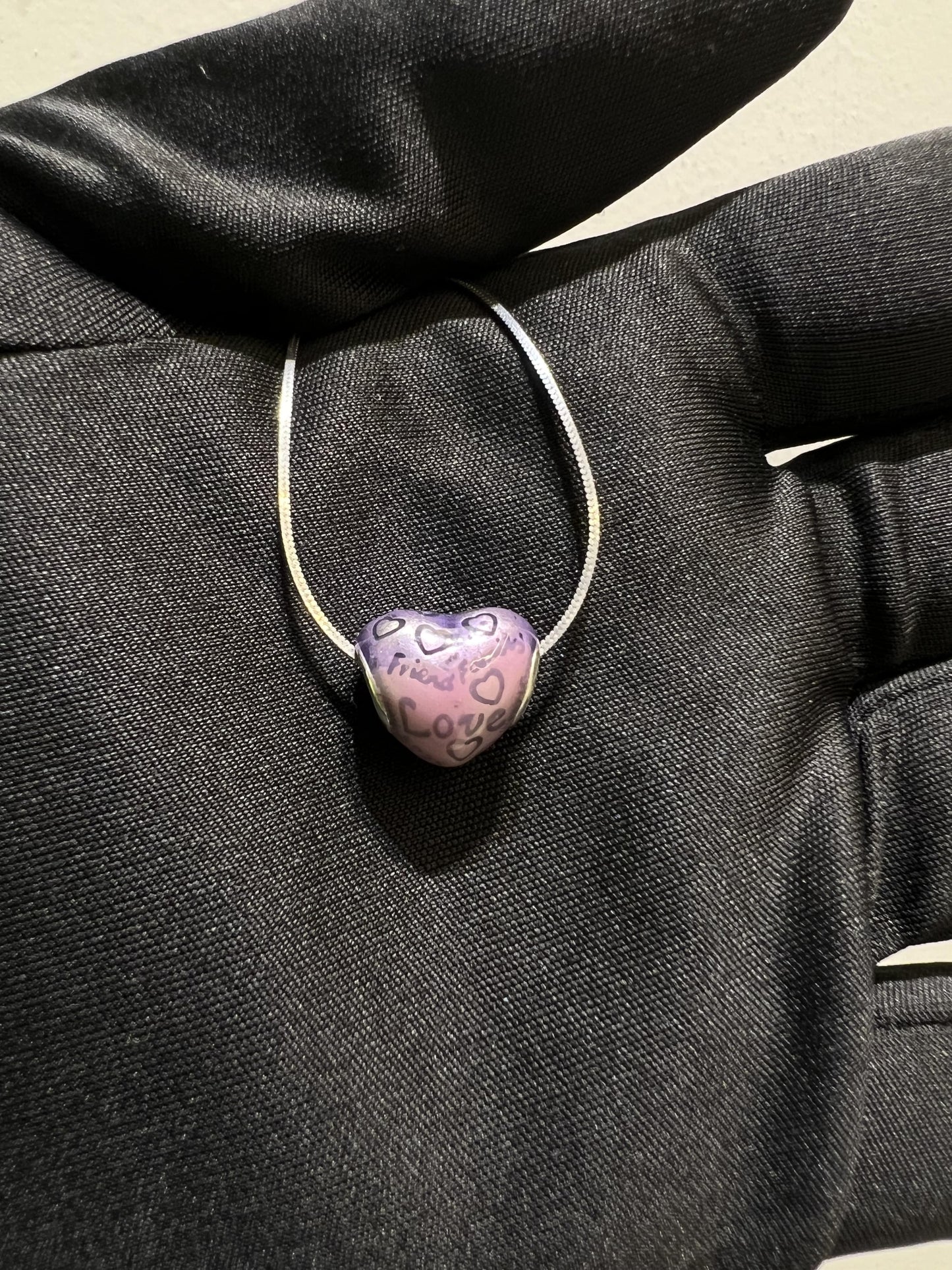 Colorful heart charm