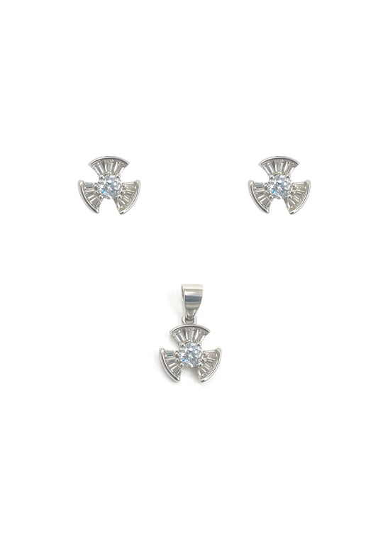 Abstract Pendant set