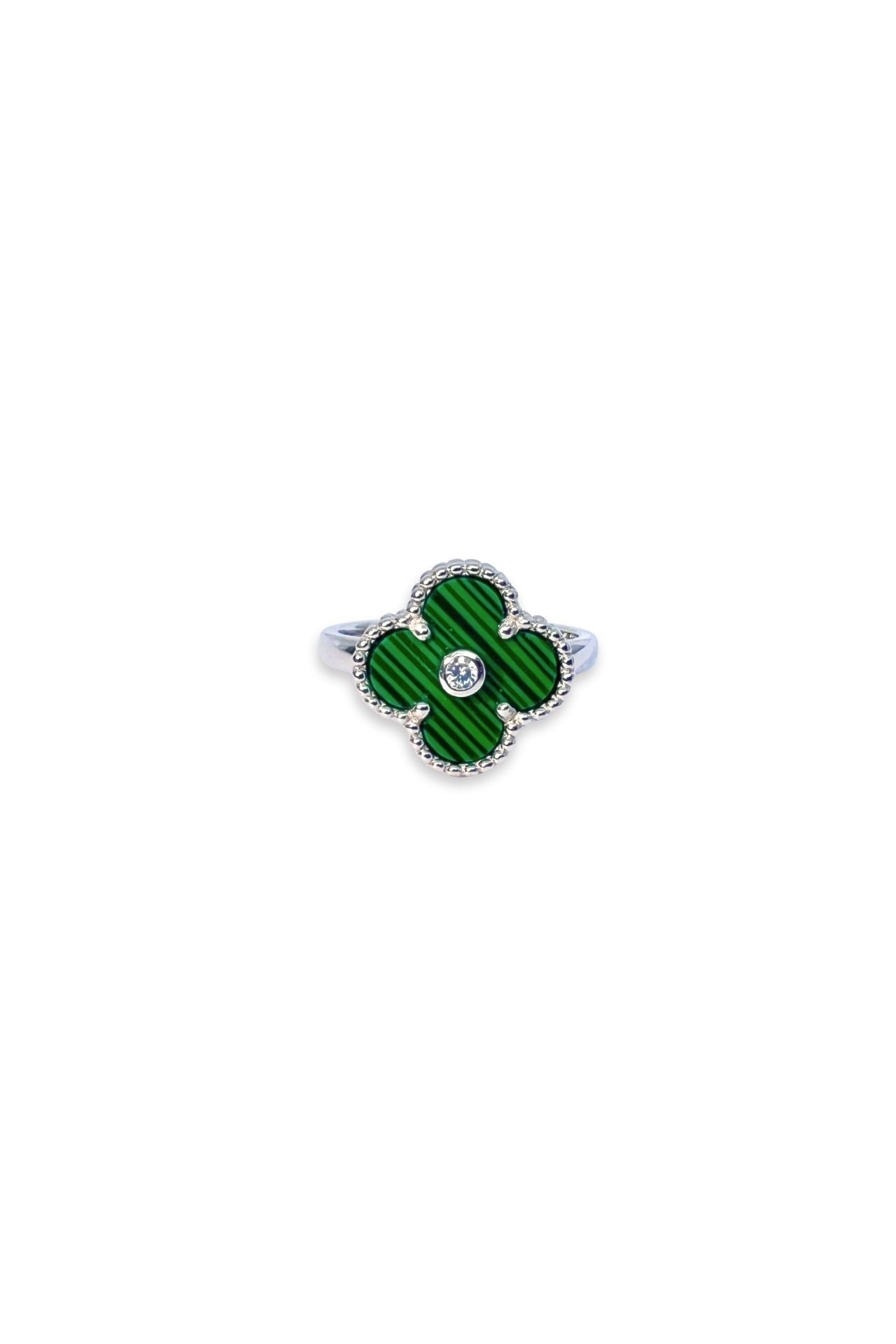 Malachite Flora Ring