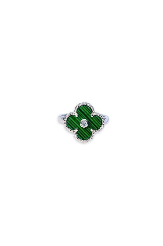 Malachite Flora Ring