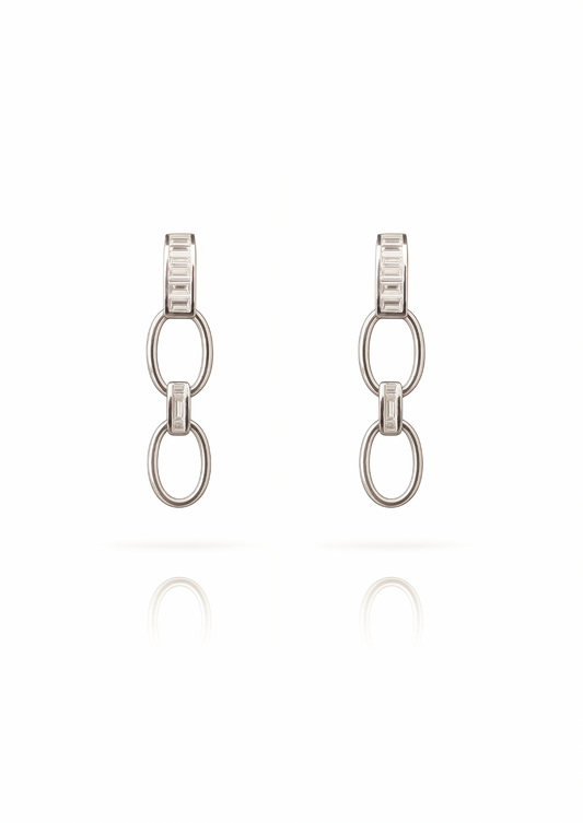 Oval-Bagutink Earrings