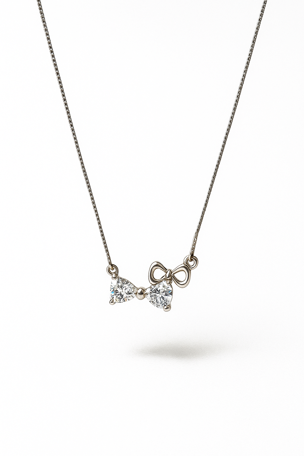 Solitaire Twins Pendant