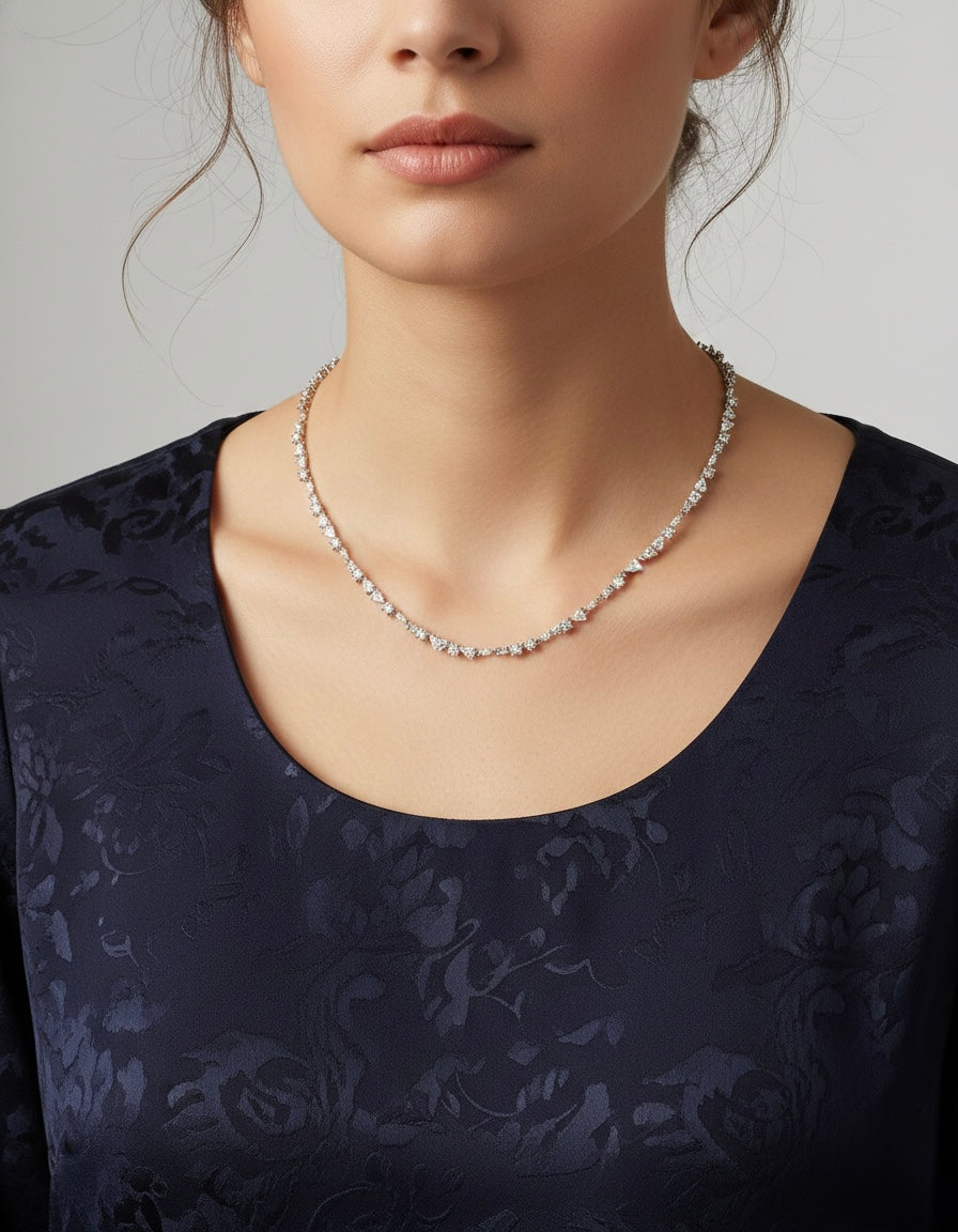 Multi Solitaire Neckline