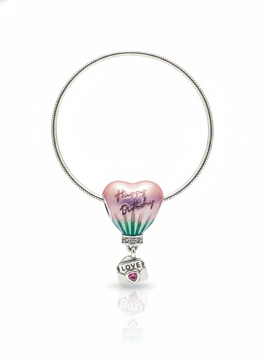 Birthday Love ballon Charm